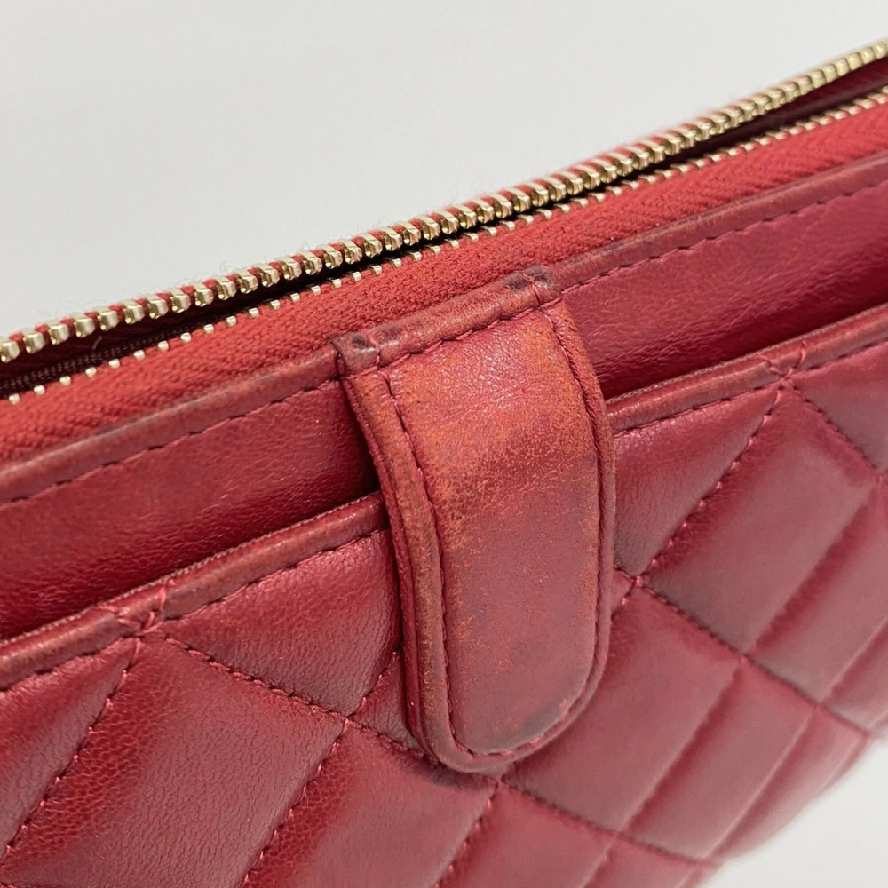 Chanel Matelassé Icon Clutch Bag, Lambskin, Red Champagne, Women's - Picture 8 of 12